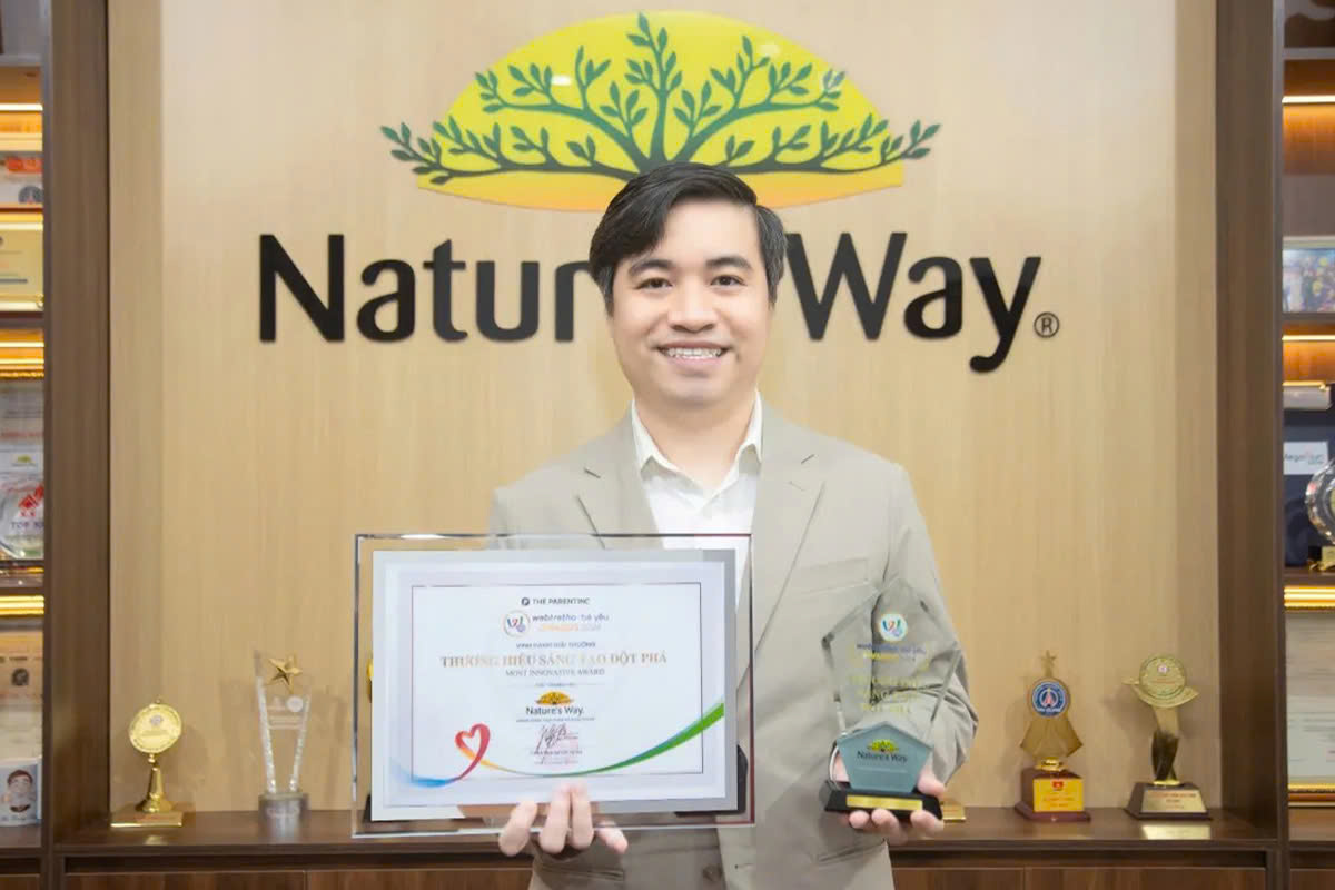 Nature’s Way đạt giải thưởng Thương hiệu sáng tạo đột phá của Webtretho & Be Yeu Awards 2024