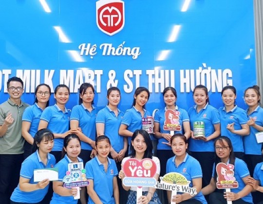 Nature’s Way kết hợp với hệ thống Tot Milk Mart tổ chức buổi đào tạo kiến thức sản phẩm tại điểm bán