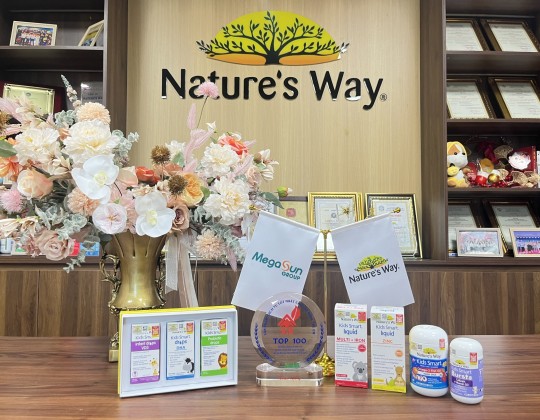 Nature's Way tiếp tục được vinh danh trong Top 100 Sản phẩm tốt nhất cho gia đình, trẻ em năm 2023