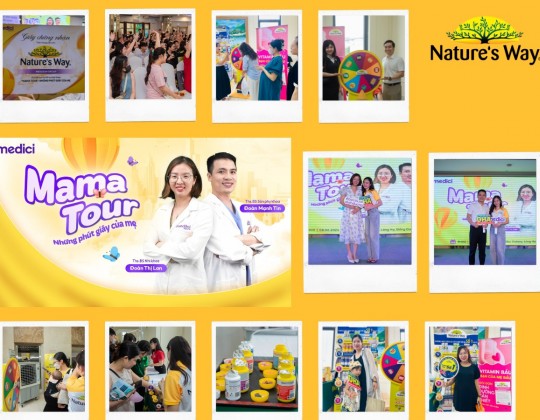 Nature's Way tự hào là đơn vị đồng hành cùng MeDiCi tại hội thảo "MaMa Tour - Những phút giây của Mẹ"