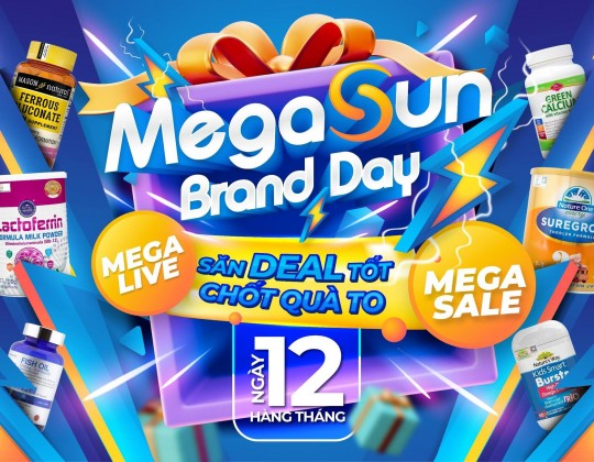 Nature's Way đã sẵn sàng tham gia MegaSun Brand Day 12/7 với hàng ngàn Deal Hot không thể bỏ qua