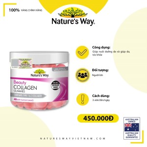 Nature’s Way Beauty Collagen Gummies – Bổ sung collagen cho cơ thể