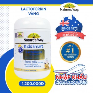 Nature’s Way Kids Smart Lactoferrin + Colostrum – Hỗ trợ tăng cường đề kháng cho bé