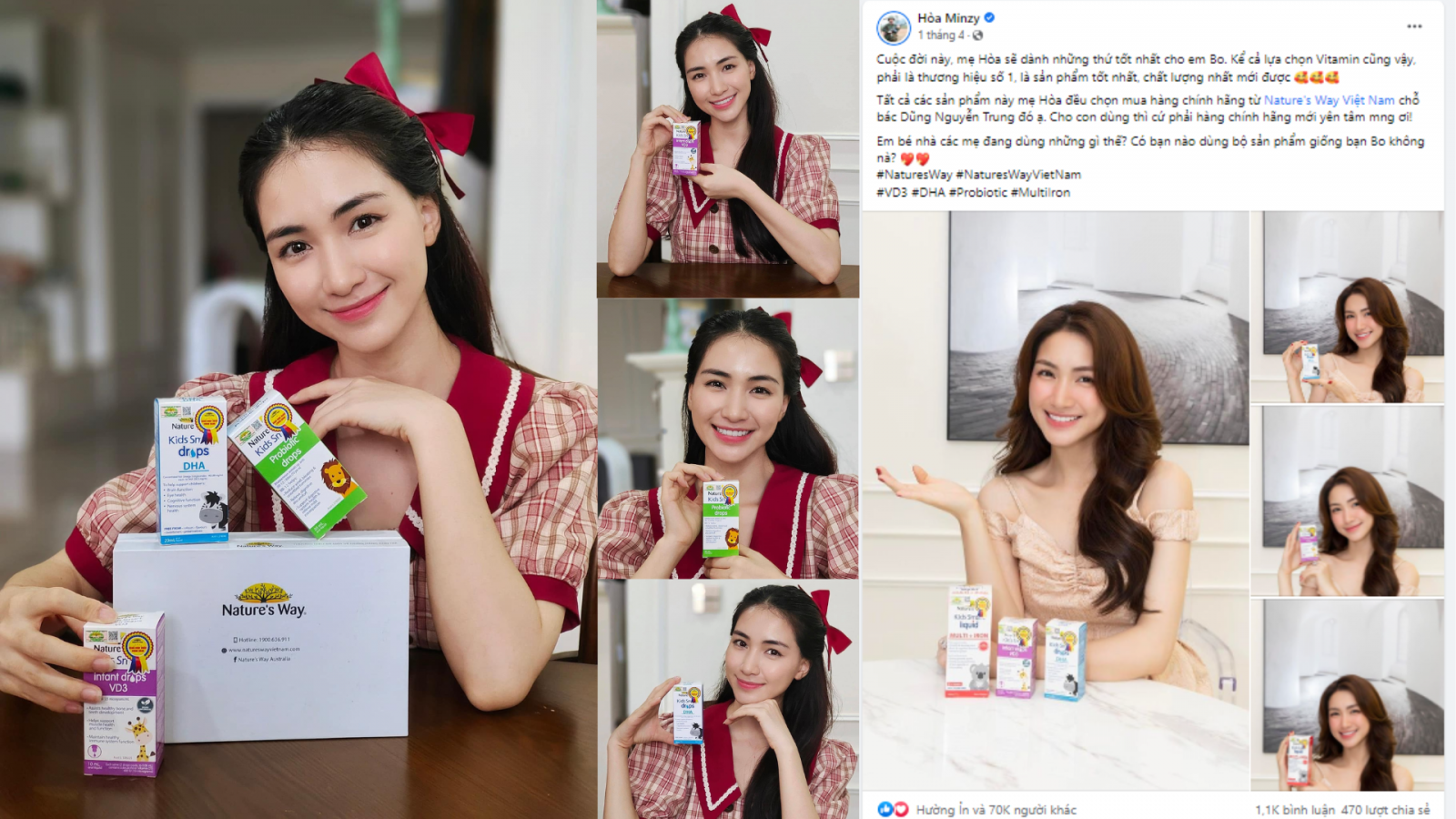 Feedback của mẹ khi chọn sản phẩm Nature's Way chính hãng và không chính hãng