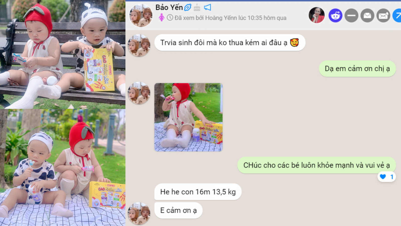 Feedback của mẹ khi chọn sản phẩm Nature's Way chính hãng và không chính hãng