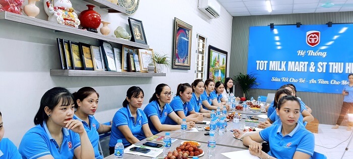 Buổi đào tạo hệ thống Tot Milk Mart