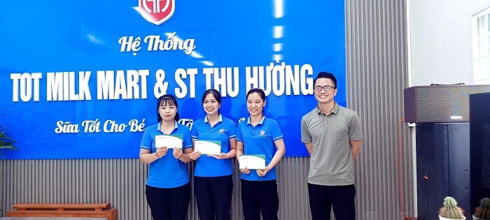Buổi đào tạo hệ thống Tot Milk Mart