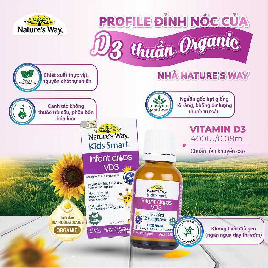 D3 thuần Organic