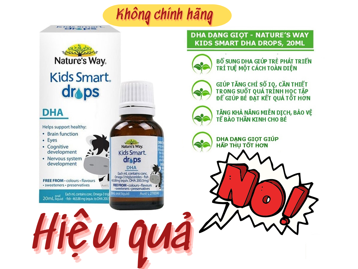 Điều gì sẽ xảy ra nếu mua và dùng sản phẩm Nature's Way không chính hãng