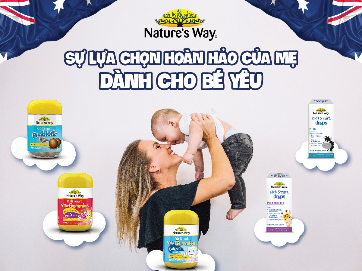 Đôi nét về Nature’s Way – Thương hiệu số 1 tại Úc về dòng hàng trẻ em