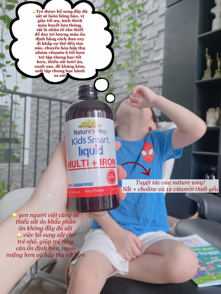 Feedback của mẹ khi chọn sản phẩm Nature's Way chính hãng và không chính hãng