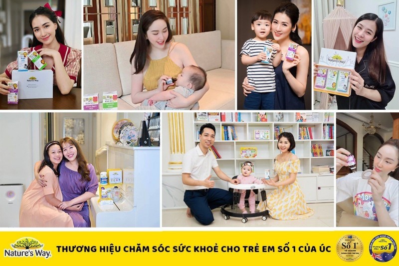 Nature’s Way được lòng nhiều hot mom nổi tiếng và đông đảo người tiêu dùng Việt