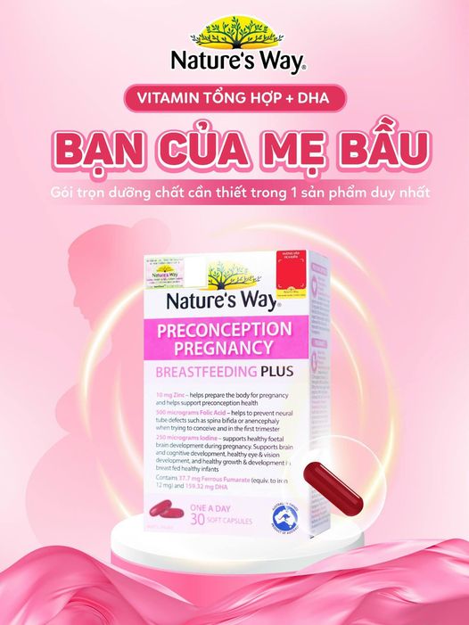 Ra mắt Vitamin bầu Nature’s Way và được thị trường đón nhận rất nồng hậu