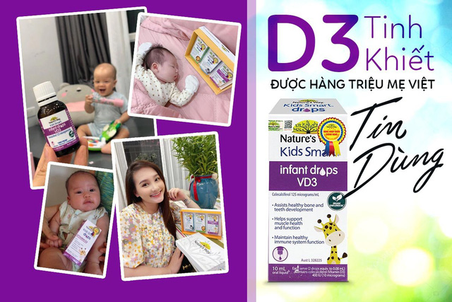 VD3 Nature’s Way – Sản phẩm được hàng triệu mẹ Việt tin dùng